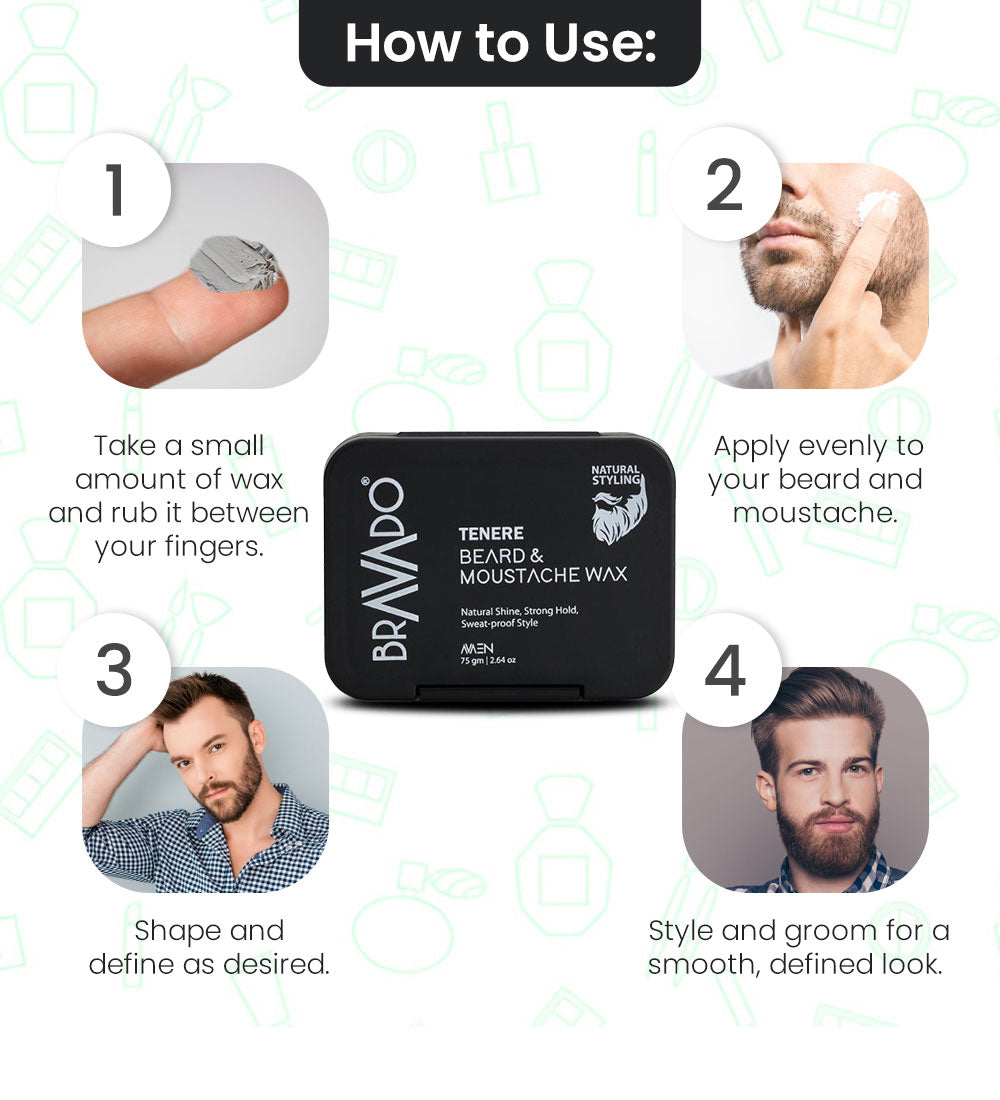 Bravado beard and moustache wax